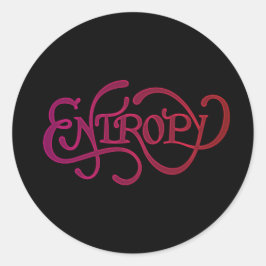 Adesivo Redondo Entropia