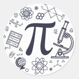Adesivo Redondo Entusiasta Pi