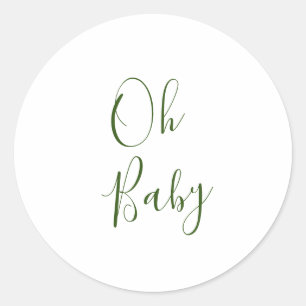 Adesivo Redondo Envelope Baby