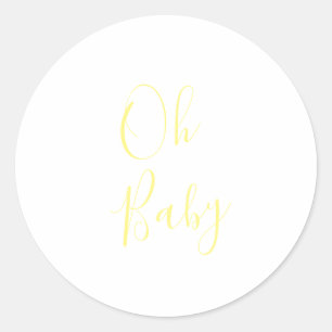 Adesivo Redondo Envelope Baby