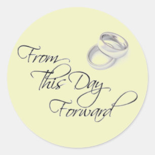 Adesivo Redondo Envelope de Casamento e selos para presentes