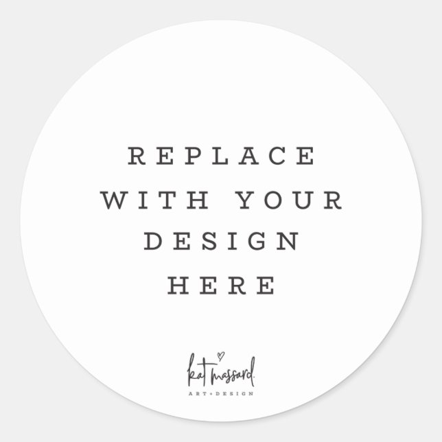 Adesivo Redondo Envelope impressão ORDER parte favor ponto do círc (Frente)