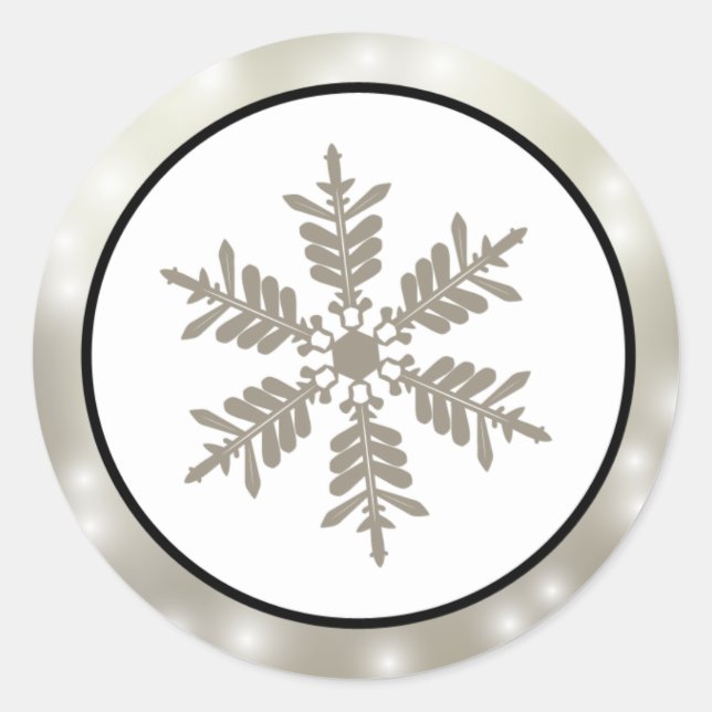 Adesivo Redondo Envelope Seal Silver Natal de 20 - 1,5" (Frente)
