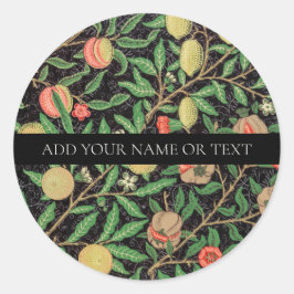 ADESIVO REDONDO ENVELOPE SEAL STICKER : WILLIAM MORRIS