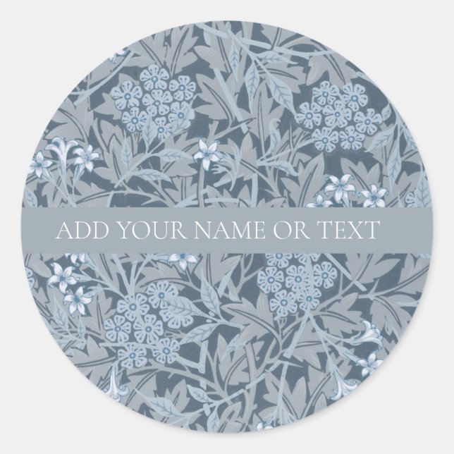 ADESIVO REDONDO ENVELOPE SEAL : WILLIAM MORRIS : (Frente)
