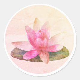 ADESIVO REDONDO ENVELOPE SINALIZADOR: PINK LOTUS
