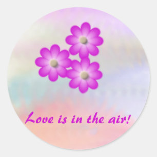 Adesivo Redondo Enveloppe Sticker Love está no ar!