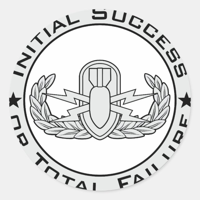 Adesivo Redondo EOD ISoTF (Frente)