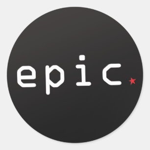 Adesivo Redondo Epic Sticker