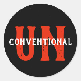 Adesivo Redondo Epic UNconvencional Sticker