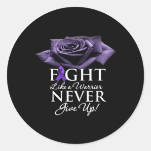 Adesivo Redondo Epilepsia Engraçada Sensibilização Mulheres Crianç