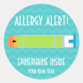 Adesivo Redondo Epinefrina Alergias