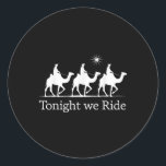 Adesivo Redondo Epiphany Christmas Wise Men Kings hoje à noite<br><div class="desc">Epiphany Christmas Wise Men Kings hoje à noite</div>