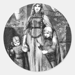 Adesivo Redondo Épocas medievais