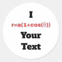 Equação Polar Personalizável (I Coração)