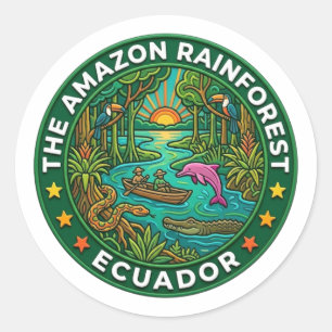 ADESIVO REDONDO EQUADOR