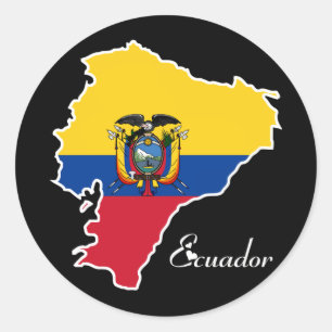 Adesivo Redondo Equador legal