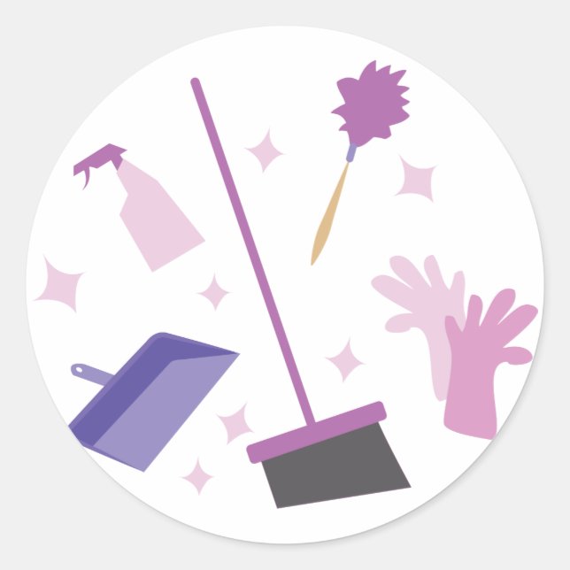 Adesivo Redondo Equipamento de uso doméstico (Frente)