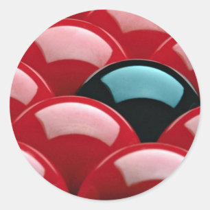 Adesivo Redondo Equipamento do Snooker