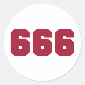 Adesivo Redondo Equipe 666