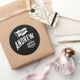 Adesivo Redondo Equipe Andrew Lifetime Membro