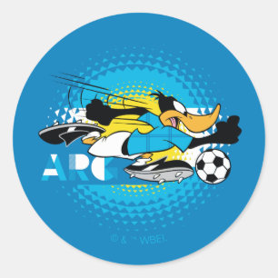 Adesivo Redondo Equipe Argentina de Futebol Gráfico DAFFY DUCK™