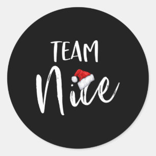 Adesivo Redondo Equipe Belo Feliz Família de Natal Correspondente