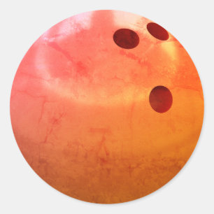 Adesivo Redondo Equipe da bola de boliche