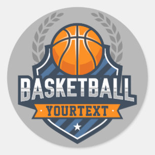 Adesivo Redondo Equipe da Escola de Varsity NAME