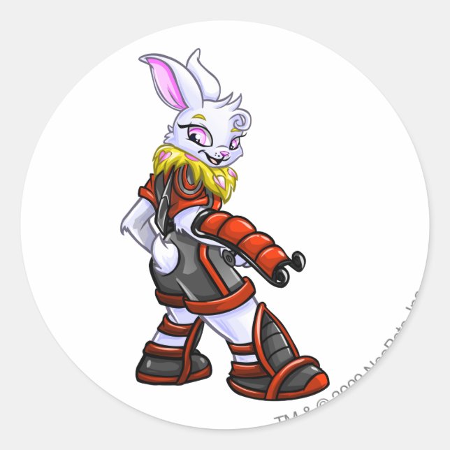 Adesivo Redondo Equipe da Estação Espacial Virtupete Capitão 2 (Frente)