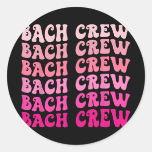 Adesivo Redondo Equipe da Noiva Despedida Festa de Despedida Conju