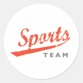 Adesivo Redondo Equipe Genérica de Esporte