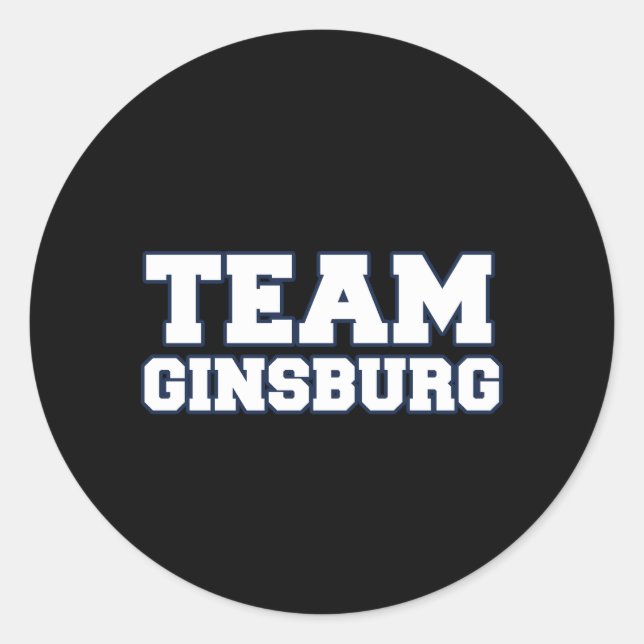 ADESIVO REDONDO EQUIPE GINSBURG (Frente)