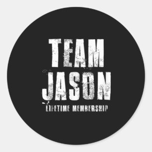 Adesivo Redondo Equipe Jason Motivacional Instrucional Família Org