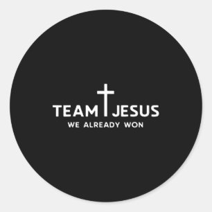 Adesivo Redondo Equipe Jesus Grupo Cristão Casal Amigos Correspond