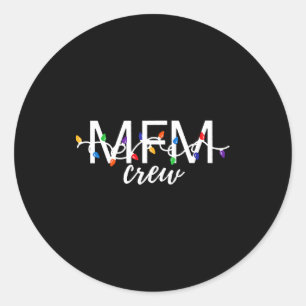 Adesivo Redondo Equipe Mfm Natal Medicina Materno Fetal Obgyn N