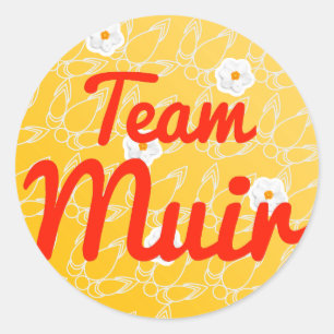 Adesivo Redondo Equipe Muir