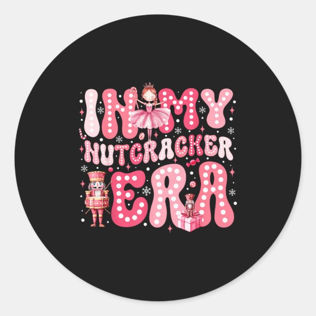 Adesivo Redondo Equipe Nk Nutcracker Em Minha Era Nutcracker Nk Na (Frente)