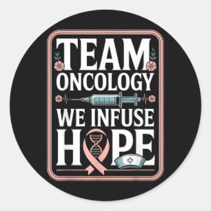 Adesivo Redondo Equipe Oncologia Nós Infundimos Esperança 1