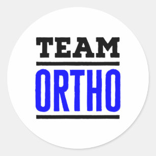 Adesivo Redondo Equipe Ortopedia Enfermeira Ortopédica Ortopedia M