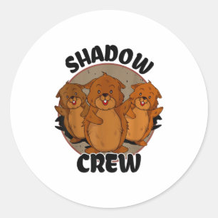 Adesivo Redondo Equipe Shadow Crew Groundhog Day 2024