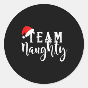 Adesivo Redondo Equipe travessa - Mães de Natal engraçadas da equi
