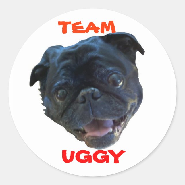 ADESIVO REDONDO EQUIPE UGY STICKERZ!! (Frente)