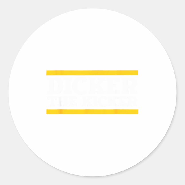 Adesivo Redondo Er The Kicker  (Frente)