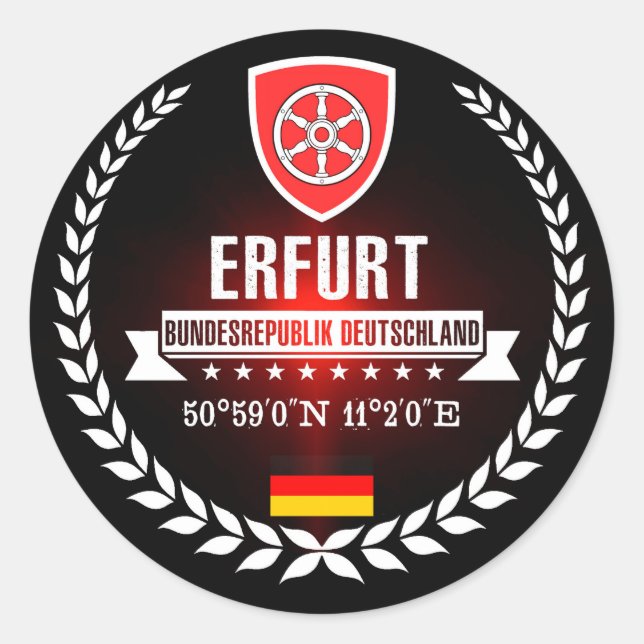 Adesivo Redondo Erfurt (Frente)