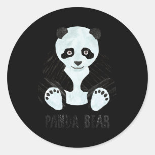 Adesivo Redondo Eric Carle Panda Bear