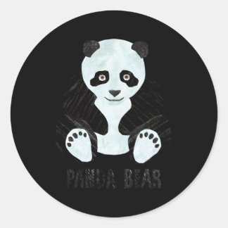 Adesivo Redondo Eric Carle Panda Bear