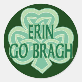 Adesivo Redondo Erin Go Bragh