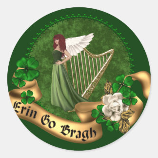 Adesivo Redondo Erin Go Bragh Irish