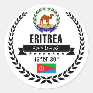 Adesivo Redondo Eritrea